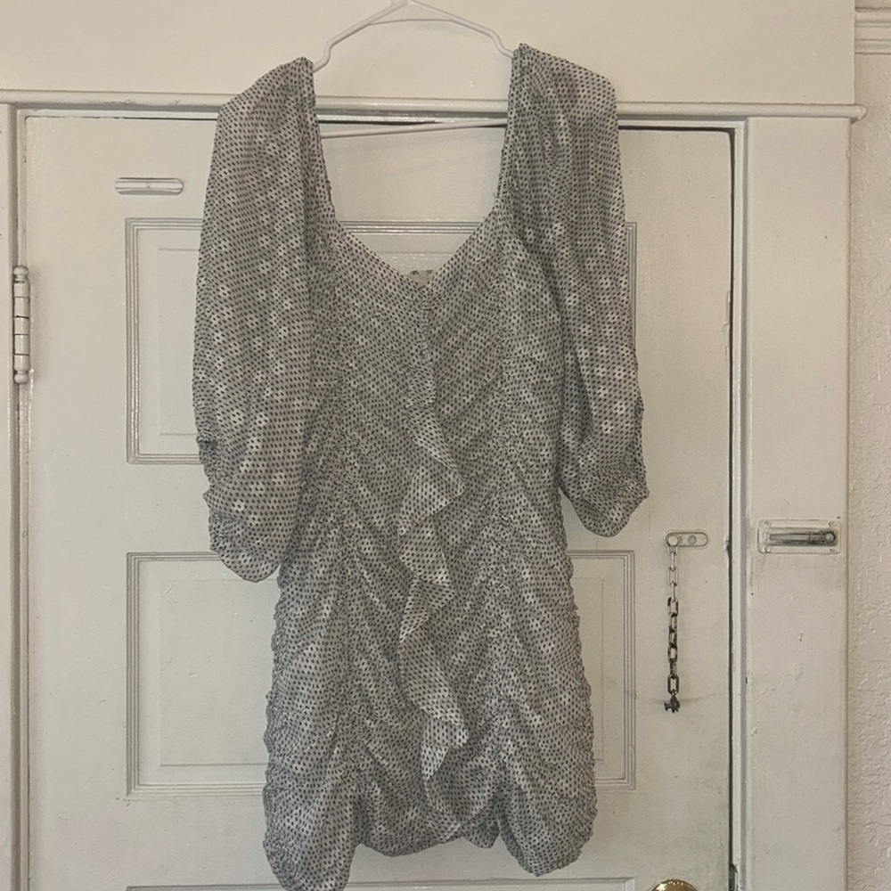 Mini Puff sleeve Cocktail Dresss